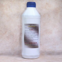 Argent Colloïdal 15 PPM bouteille PEHD 1 litre